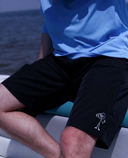 StickDude Board Shorts | Black
