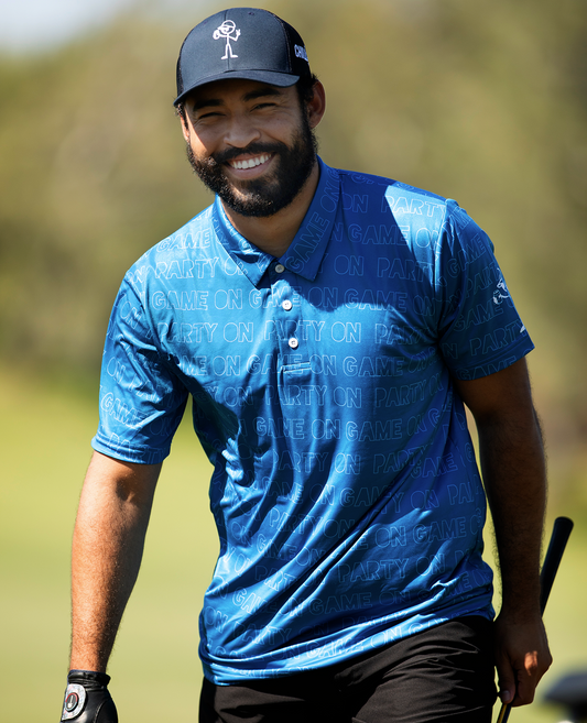 Game On Party On Polo | Blue