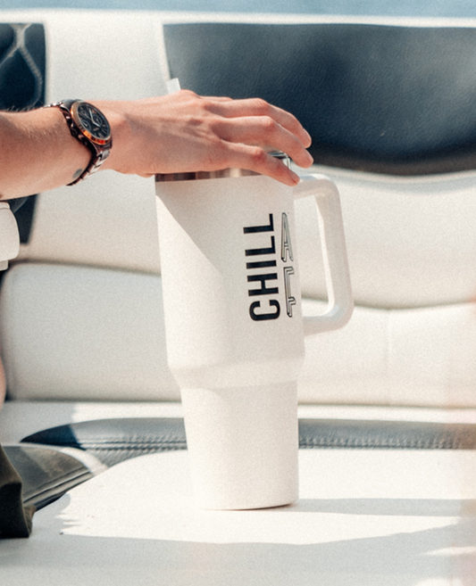 ChillAF 40oz Tumbler | White