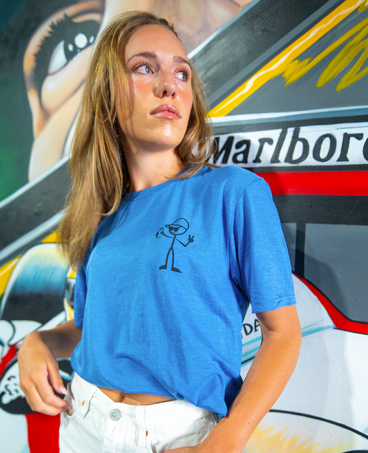 StickDude Tri-Blend Tee | Light Blue