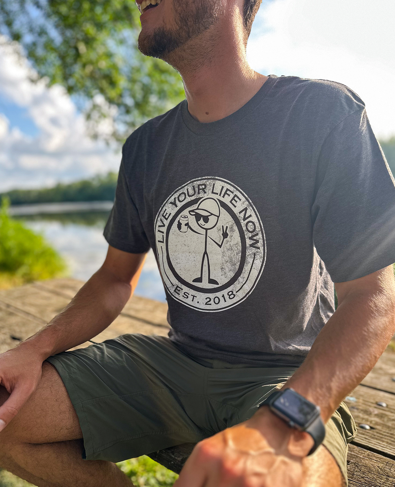 ChillAF Live Your Life Now Tee