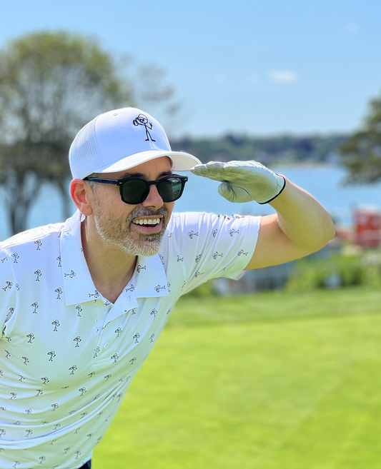 SitckDude On Repeat Polo | White