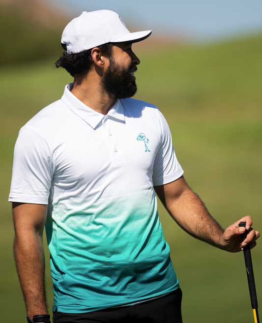 StickDude Gradient Polo | Teal