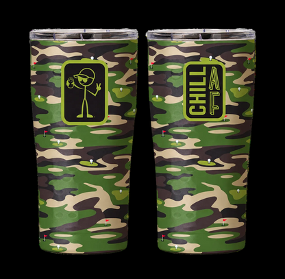 20 oz. Tumbler | The ‘FORE’ Warning ChillAF Dimpled