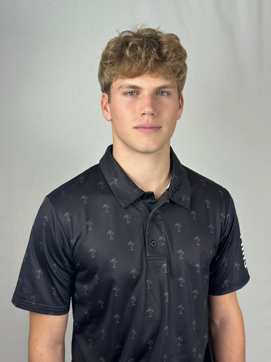 StickDude On Repeat Polo | Black