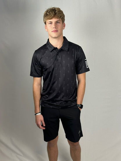 StickDude On Repeat Polo | Black