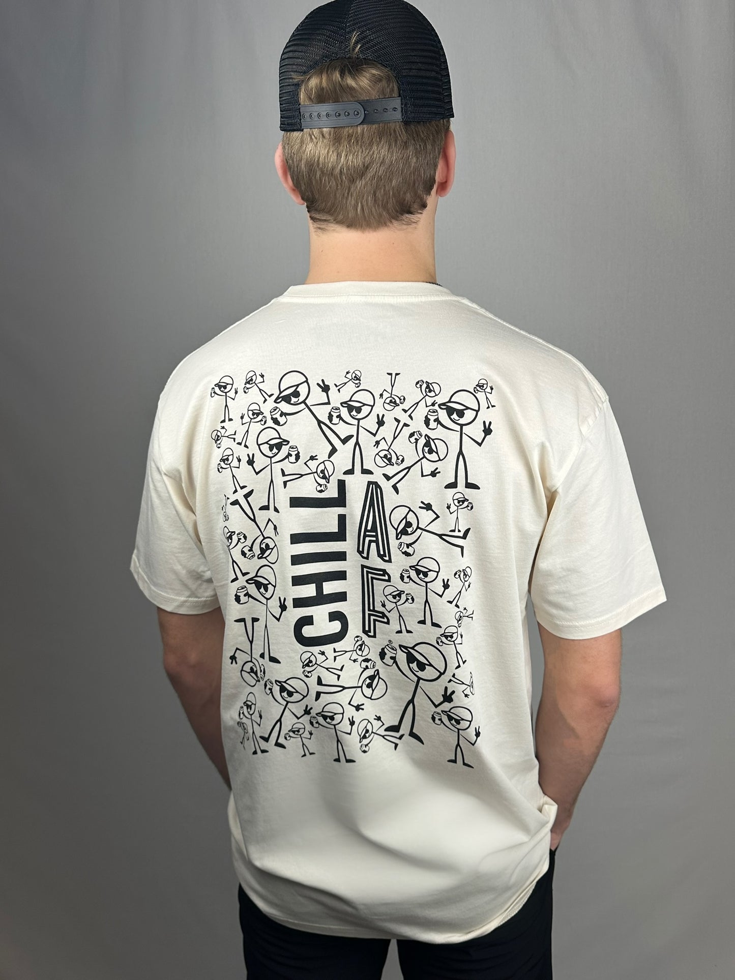 StickDude Life Vintage White Tee