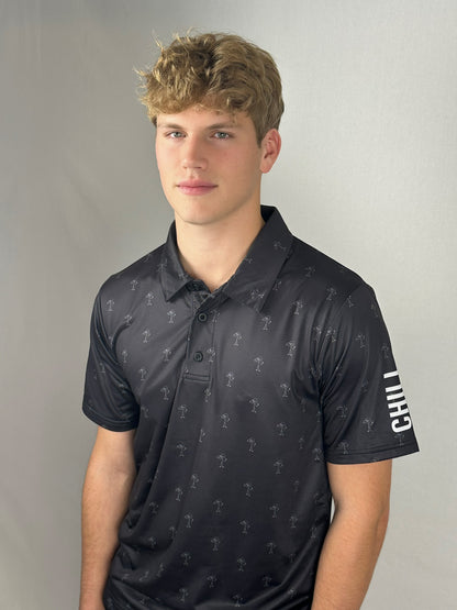 StickDude On Repeat Polo | Black