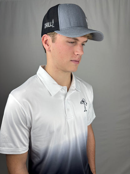 StickDude Gradient Polo | Grey