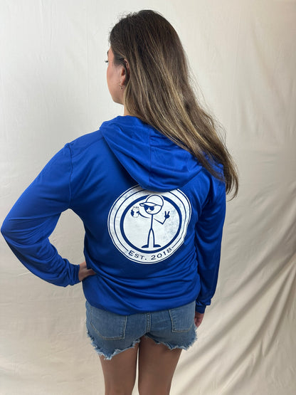 ChillAF UV Hoodie | Royal Blue