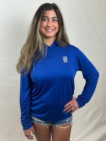 ChillAF UV Hoodie | Royal Blue