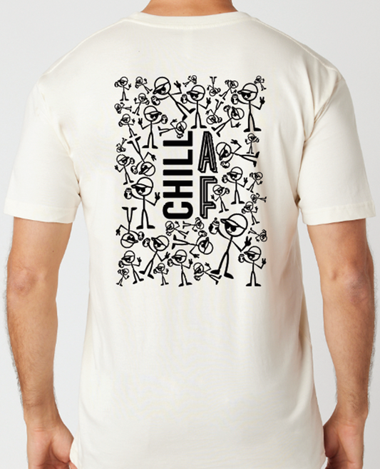 StickDude Life Vintage White Tee