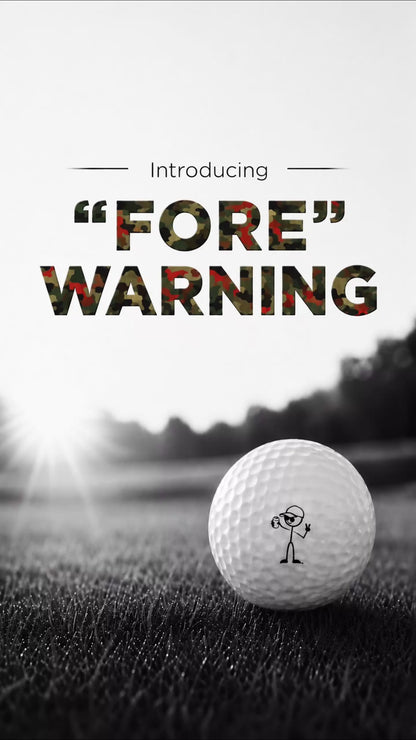 The "Fore" Warning Performance Polo