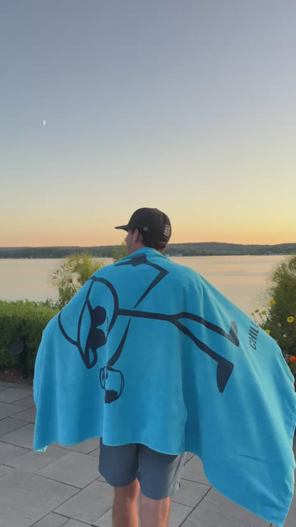 StickDude Beach Towel | Blue
