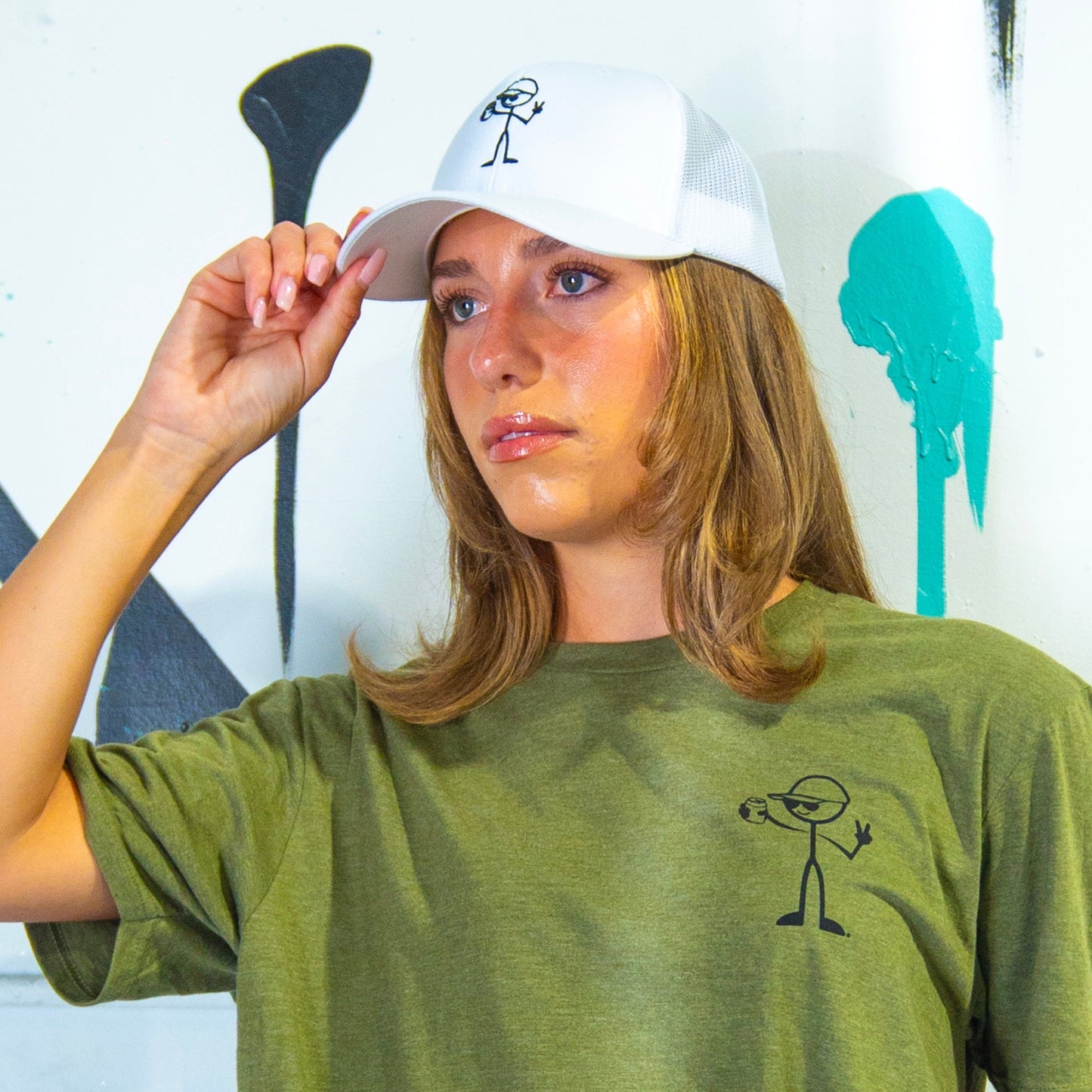 StickDude The Boss SnapBack | White